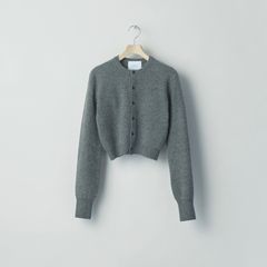 【残り一点】Super Fine Wool Milled Knit Mini Cardigan