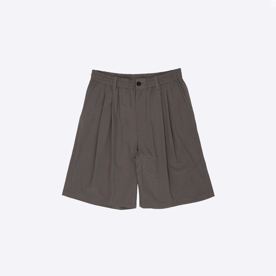 【残り一点】Wool Washer Tropical 2Pleated Easy Shorts