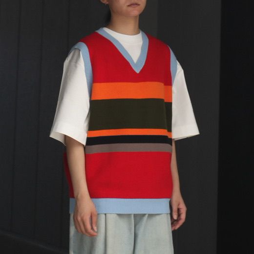 TTT MSW - 【残りわずか】Border Knit Vest | ACRMTSM ONLINE STORE