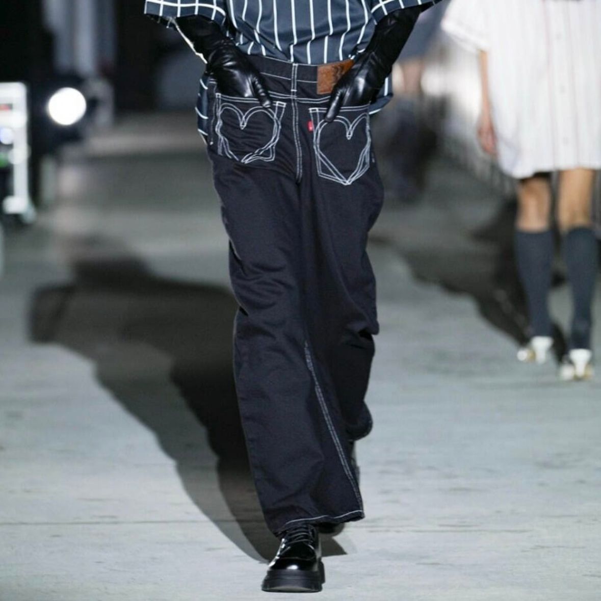 【残り一点】Back Front Barrel Denim