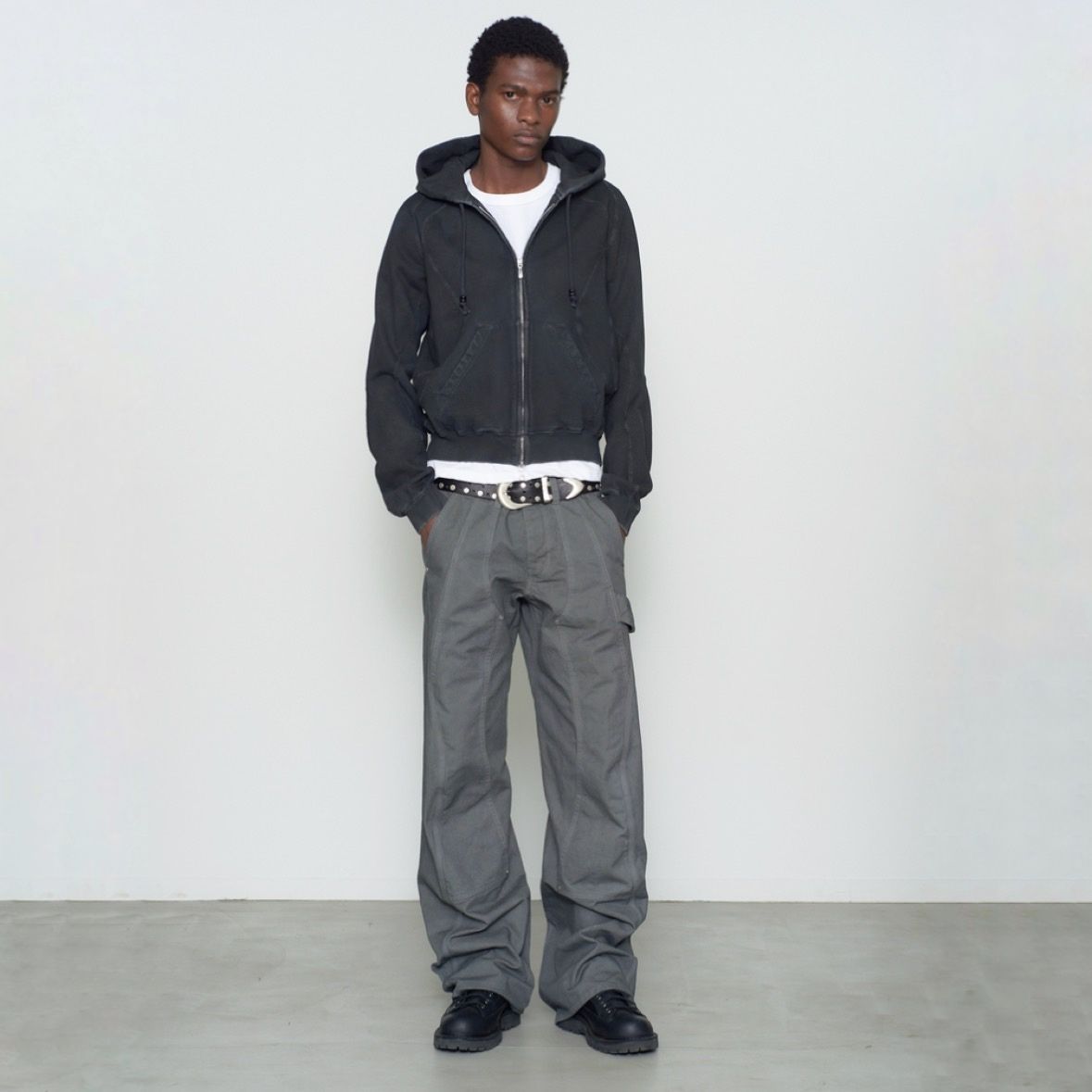 【残り一点】Curved Leg Double Knee Work Pants