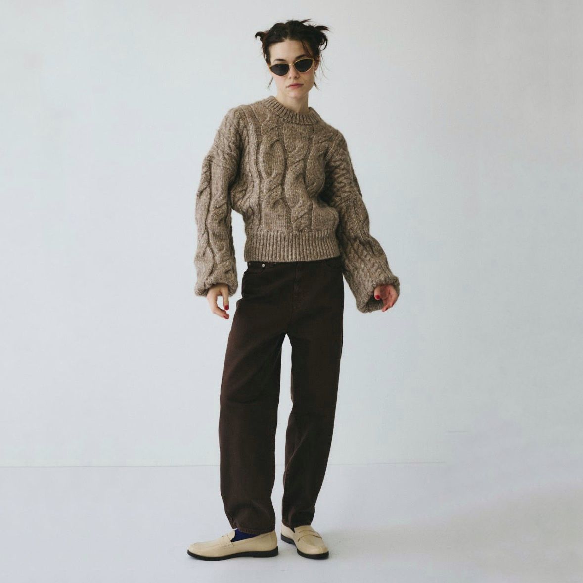 【残り一点】Mix Knit Tops