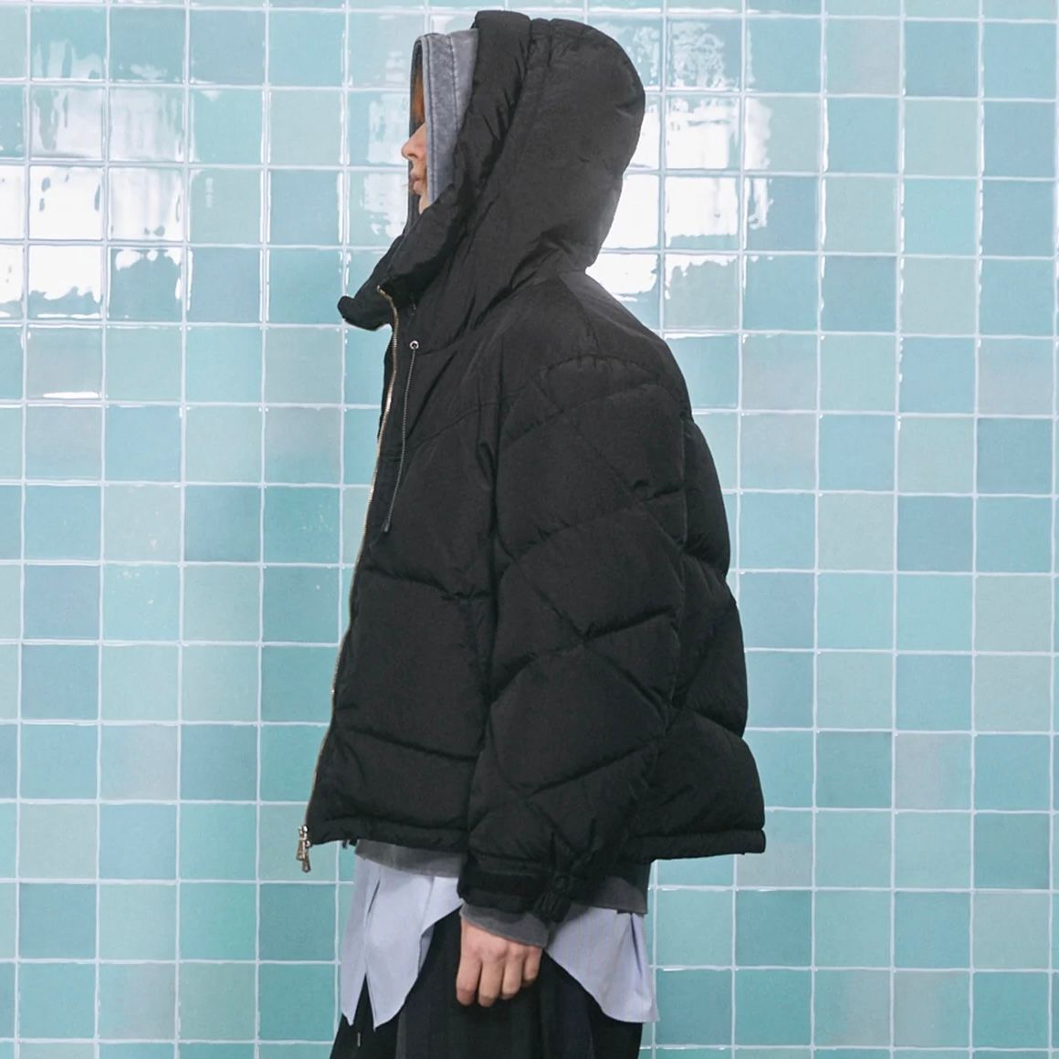 【残り一点】Garment Dye Prime Over Hooded Down Blouson