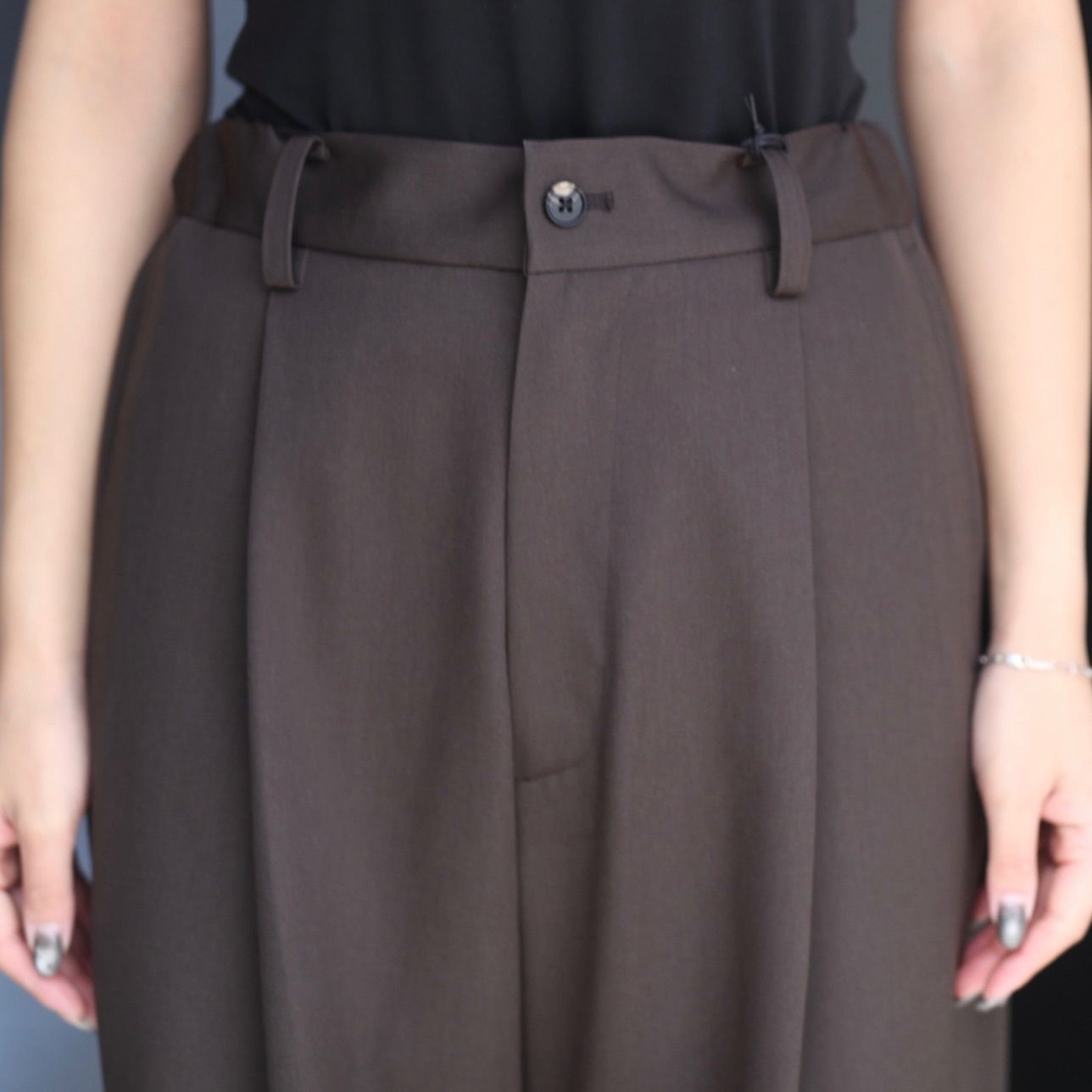 ssstein - 【残り一点】Twist Seam Wide Easy Trousers