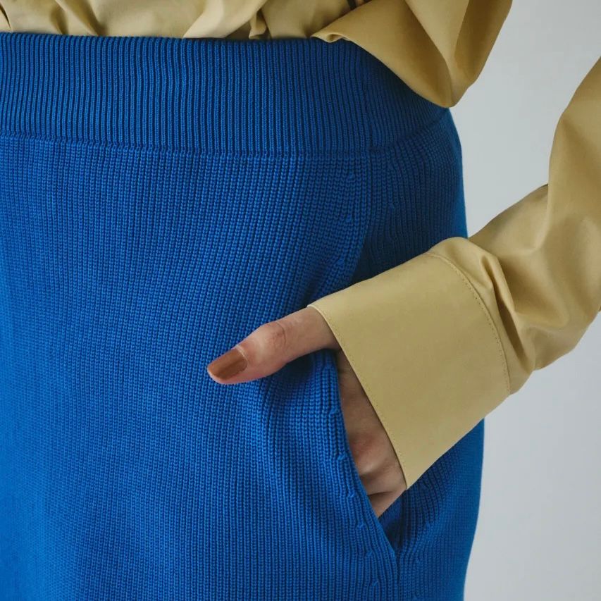 【残り一点】Pleated Hem Knit Skirt