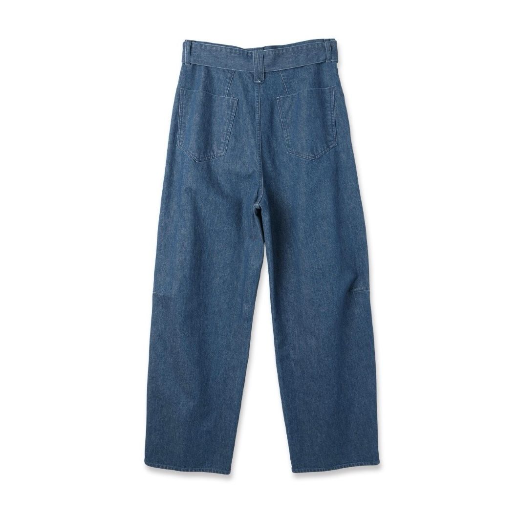 【残り一点】Barrel 1Tuck Wide Denim Pants with Long Belt