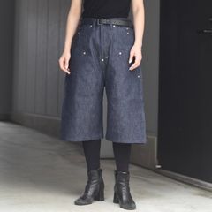 【残り一点】Newcommune Baggy Denim Shorts Rigid