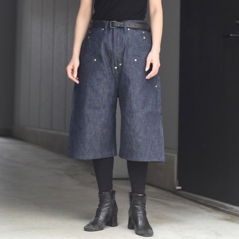 【残り一点】Newcommune Baggy Denim Shorts Rigid