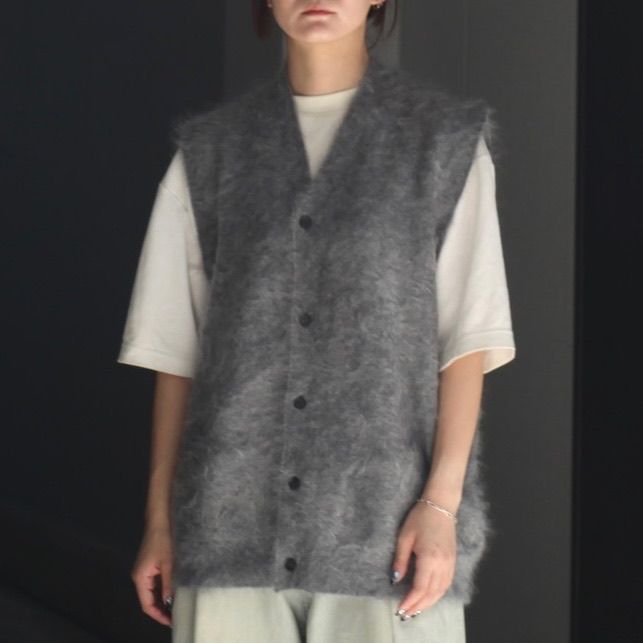 【残り一点】Cashmere Shaggy Knit Vest