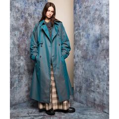 【残り一点】120/2/2 Suvin Cotton Gabardine Prime-Over Trench Coat