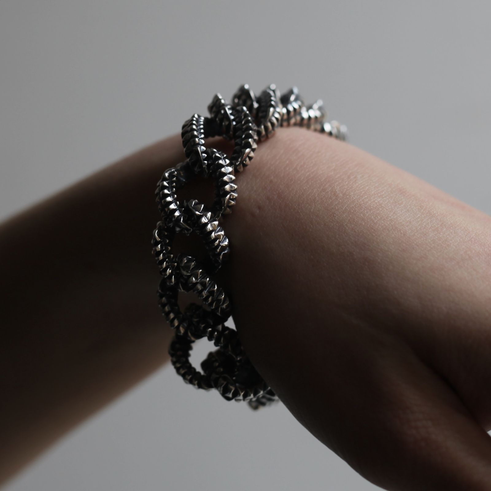 【お取り寄せ注文可能】Cuban Chain Bracelet(SILVER×GOLD)