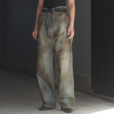 【残り一点】Newcommune Dirt Baggy Denim
