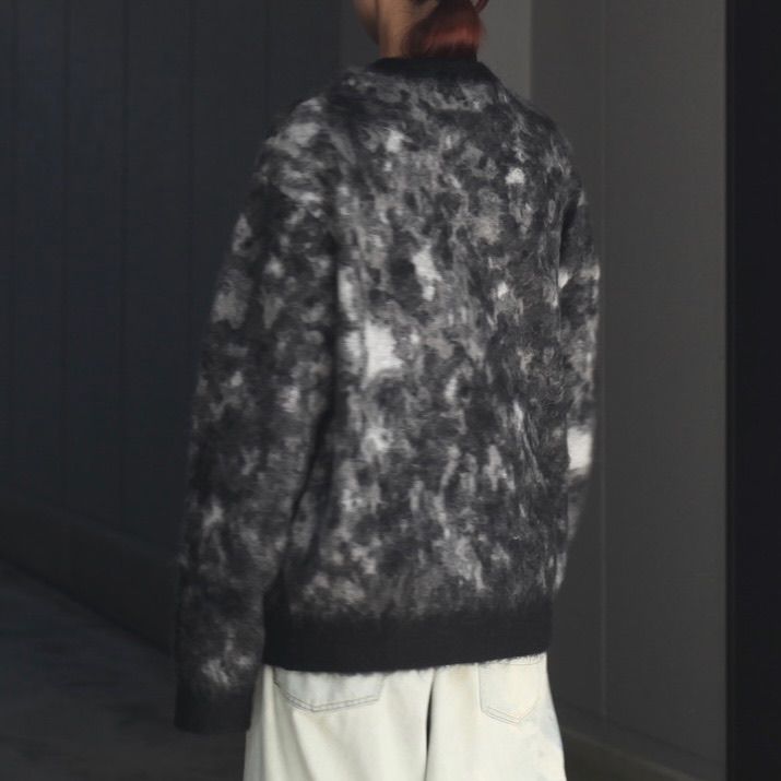 【残り一点】Kid Mohair Jacquard Sweater