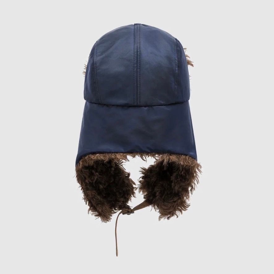【残り一点】Cat Earflap Navy Blue Hat