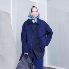 【残り一点】6ozデニムブルゾン(ONE WASH)