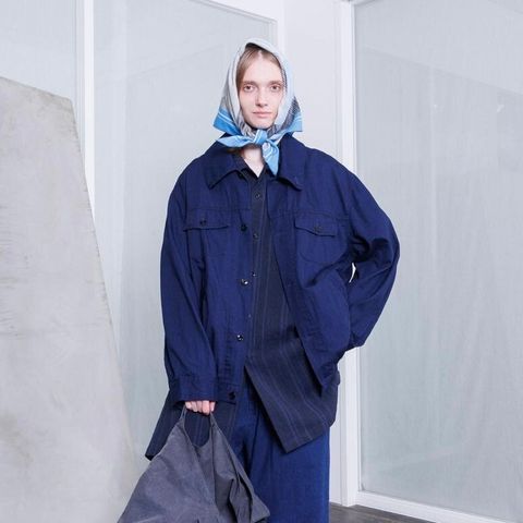 【残り一点】6ozデニムブルゾン(ONE WASH)