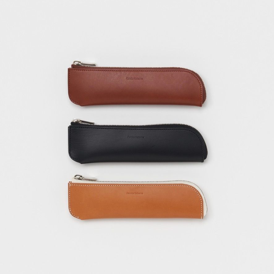 すぐにお届け♪ エンダースキーマー レザー ZIP ペンケース Hender Scheme（エンダースキーマ）