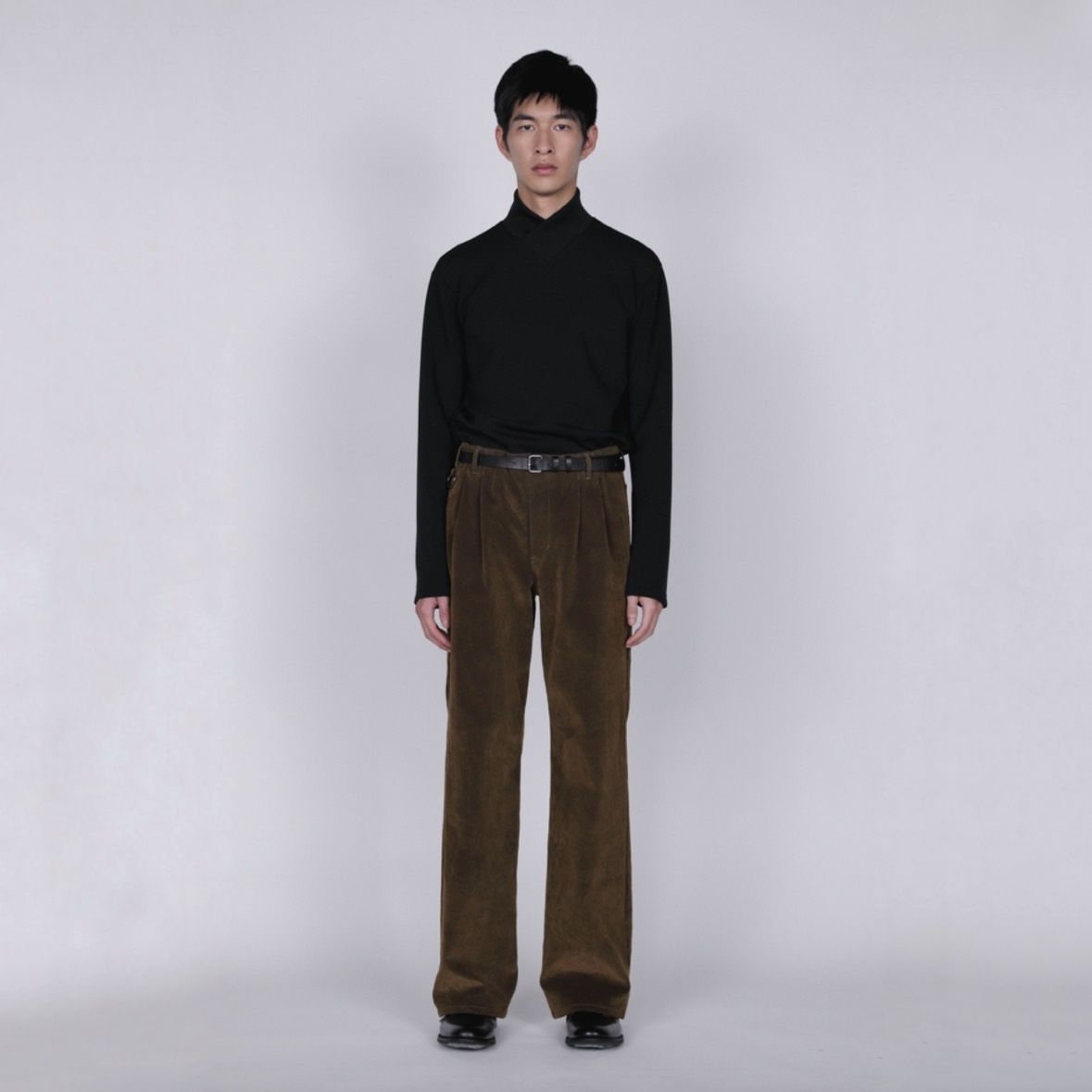 【残り一点】Flocked Denim Wide Tailored Pants