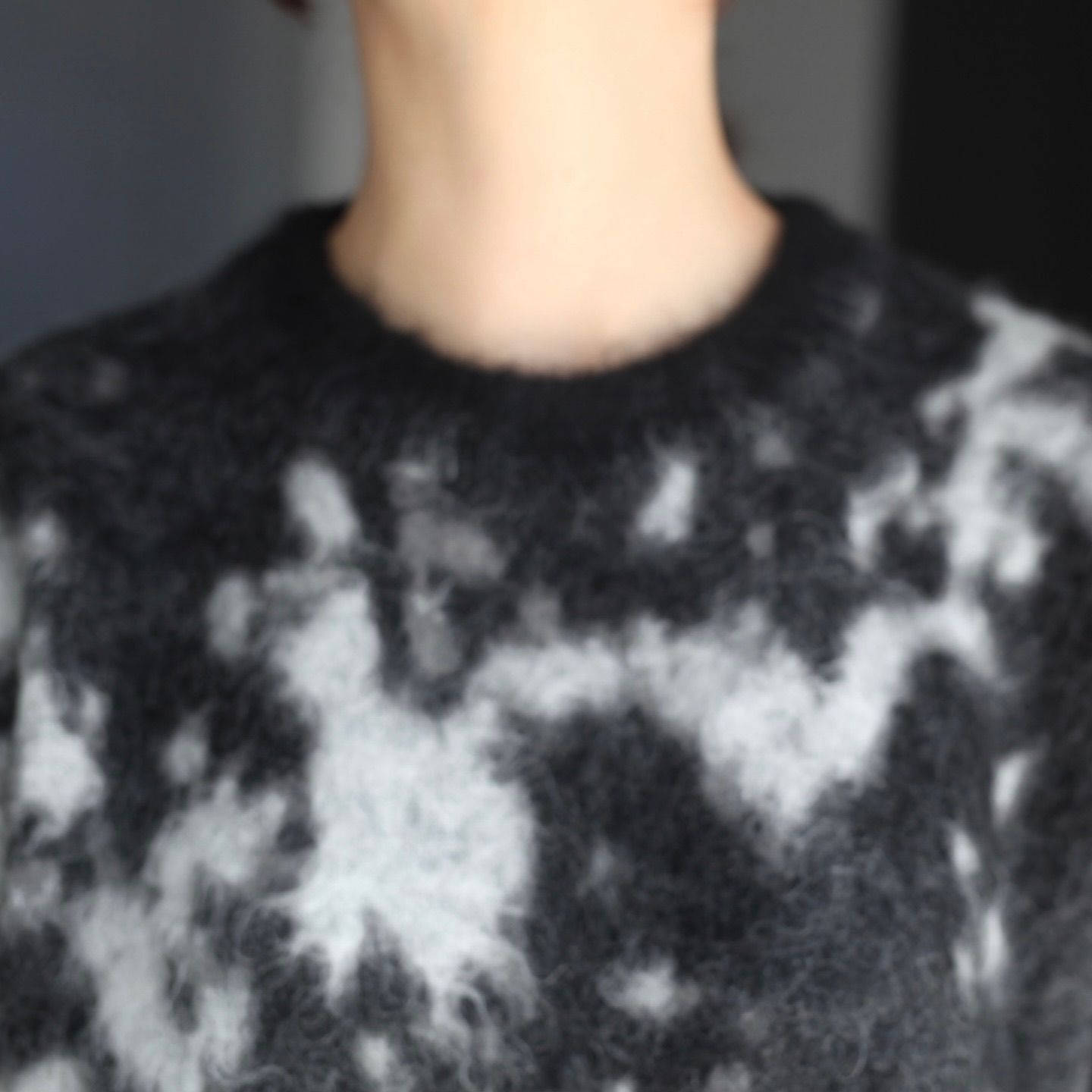【残り一点】Kid Mohair Jacquard Sweater