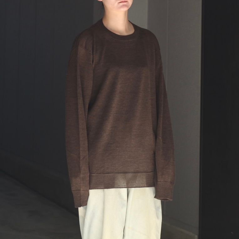 【残り一点】Wholegarment Wool Sheer P/O
