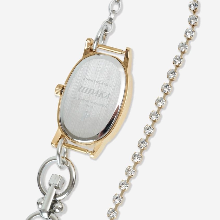 【残り一点】Legacy Watch Necklace(SILVER×GOLD)