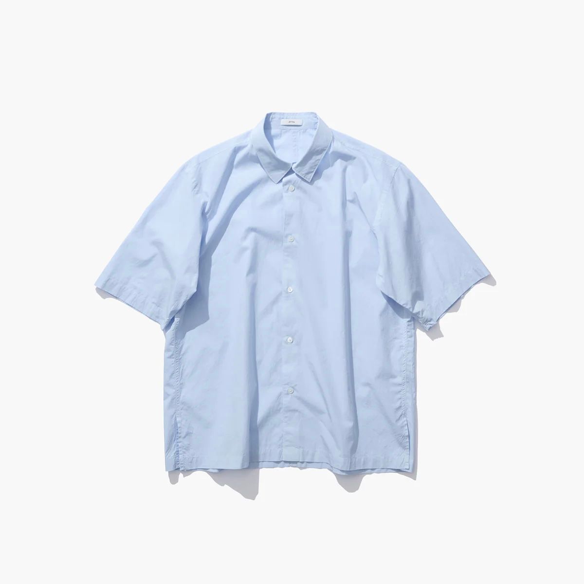 【残り一点】Shrink Cotton Lawn Oversized Half Sleeve Shirt