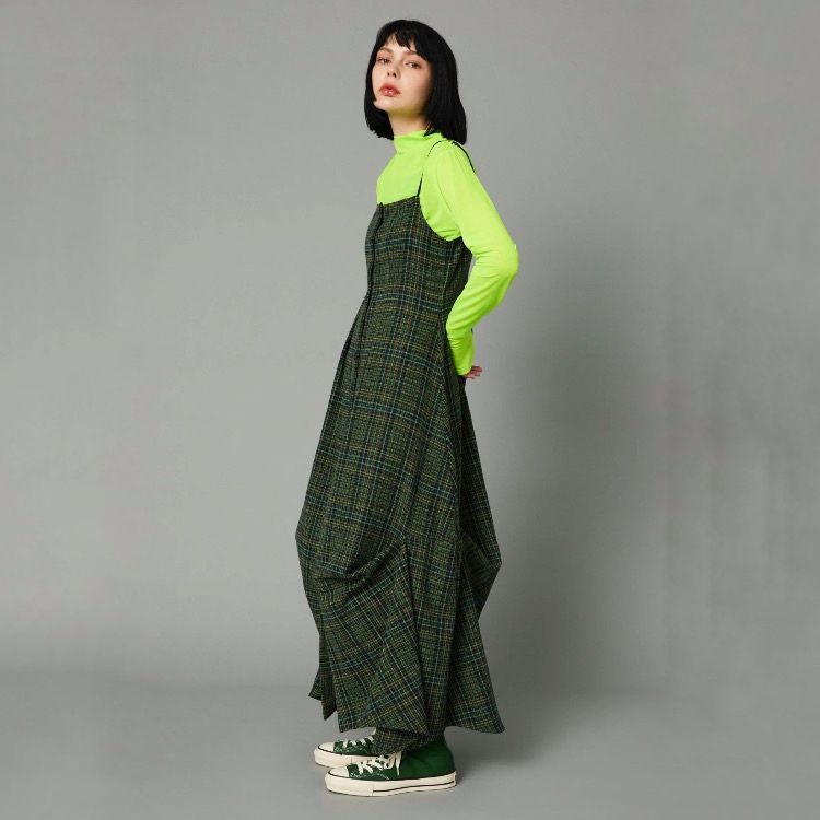 【残り一点】Check Long Dress