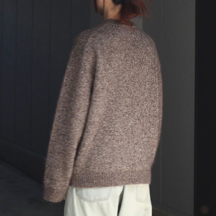 【残り一点】Wool Alpaca Mohair Crewneck Sweater