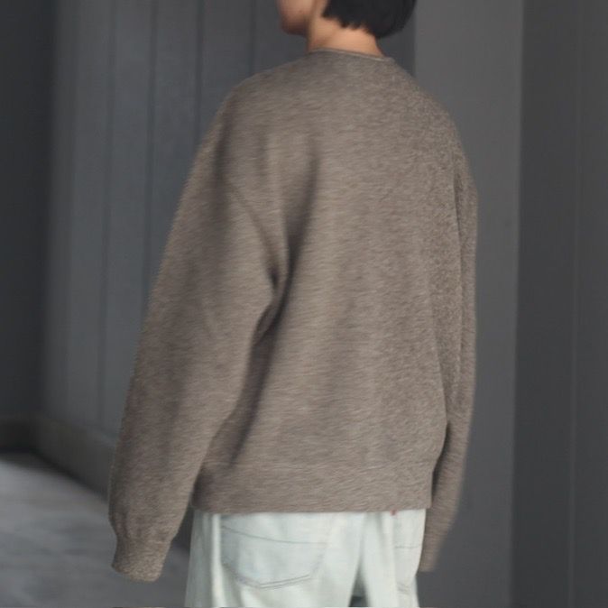 【再販売通知受付可能】Moss Stitch V/N Cardigan
