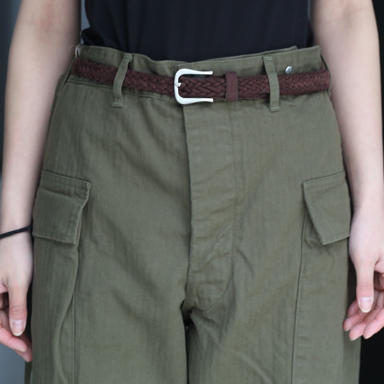 orSlow オアスロウ ショートジャケット ノーカラー サイズ2 ARMY 中古・古着通販】orSlow (オアスロウ) NO COLLAR US ARMY SHORT