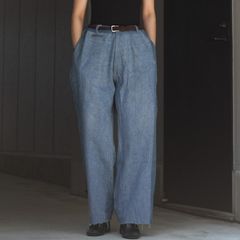 【残り一点】Reconstructed Super Baggy Slacks Denim_3(L)