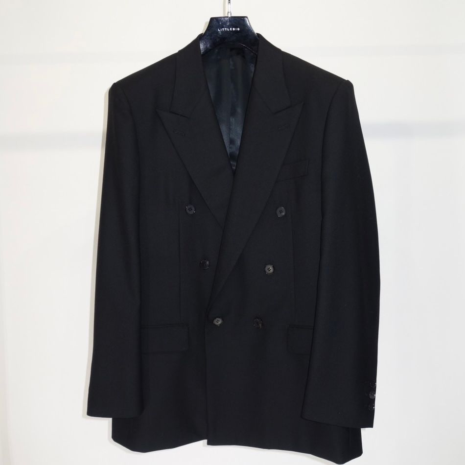 【残り一点】Black Wool Double Breasted Jacket