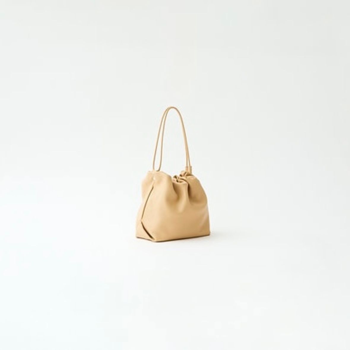 【残り一点】French Lamb Drawstring bag MR