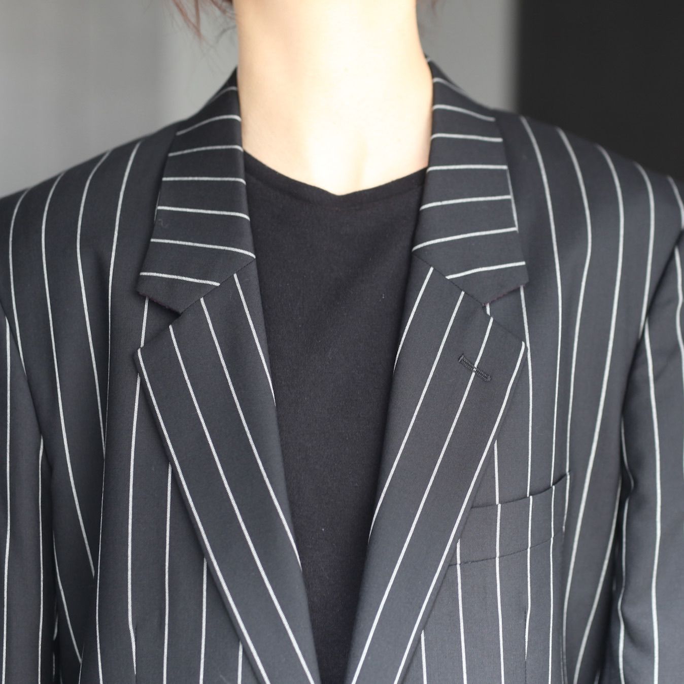 【残り一点】Stripe Single Jacket