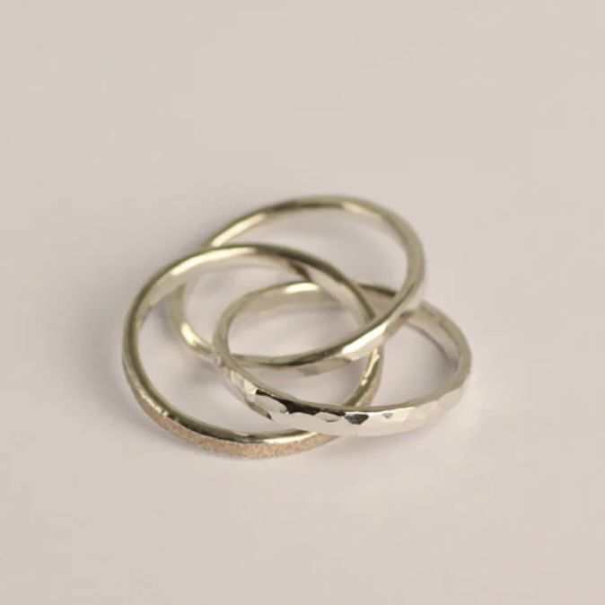 iolom - 【お取り寄せ注文可能】Triple Texture Ring | ACRMTSM ONLINE