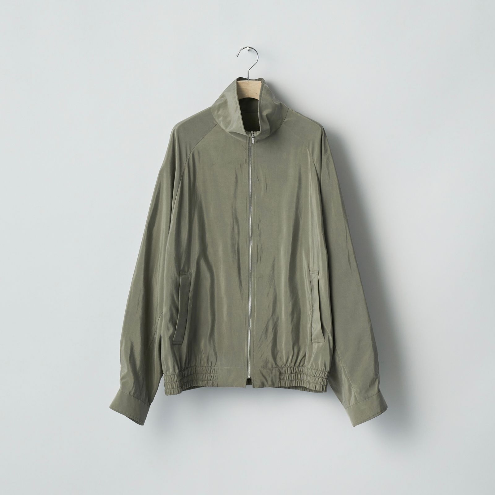 【残り一点】Silk/Nylon Zip Up Blouson