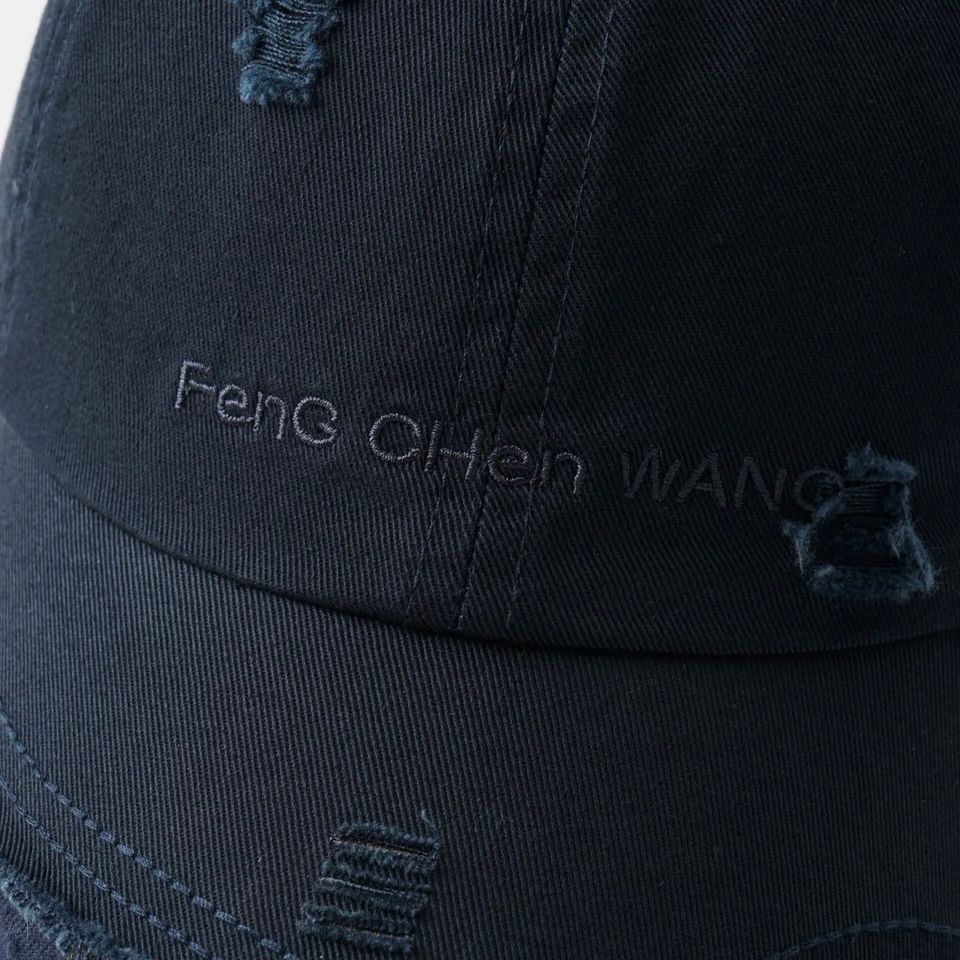 【残り一点】Navy Plaid Panel Baseball Cap