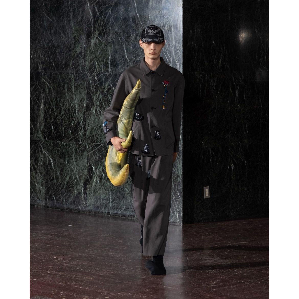 【残り一点】Knitted Fire Fighter's Cap