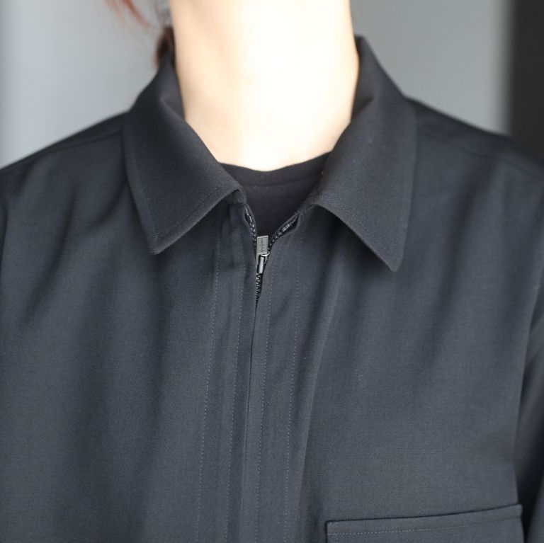 Yohji Yamamoto - 【残り一点】ウールギャバジンフロントジップ 