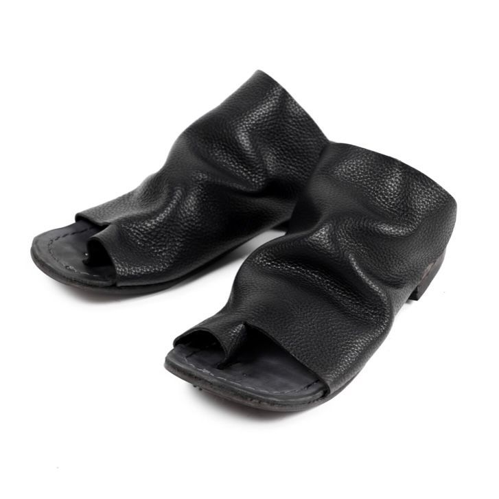 Portaille Thong sandals ポルタユ サンダル ポルタユ Portaille レザー アッパー トング サンダル Sab thong