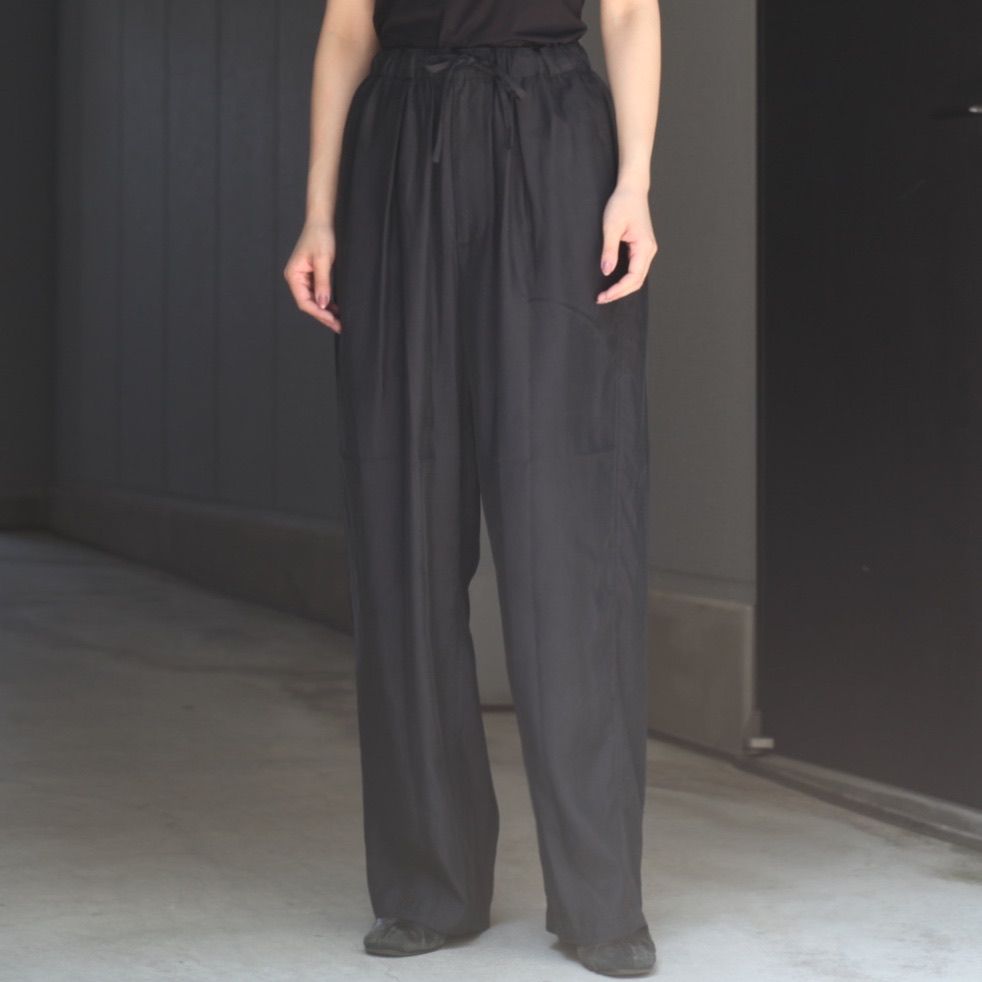 YOKE - 【残り一点】Cupro Easy Pants | ACRMTSM ONLINE STORE
