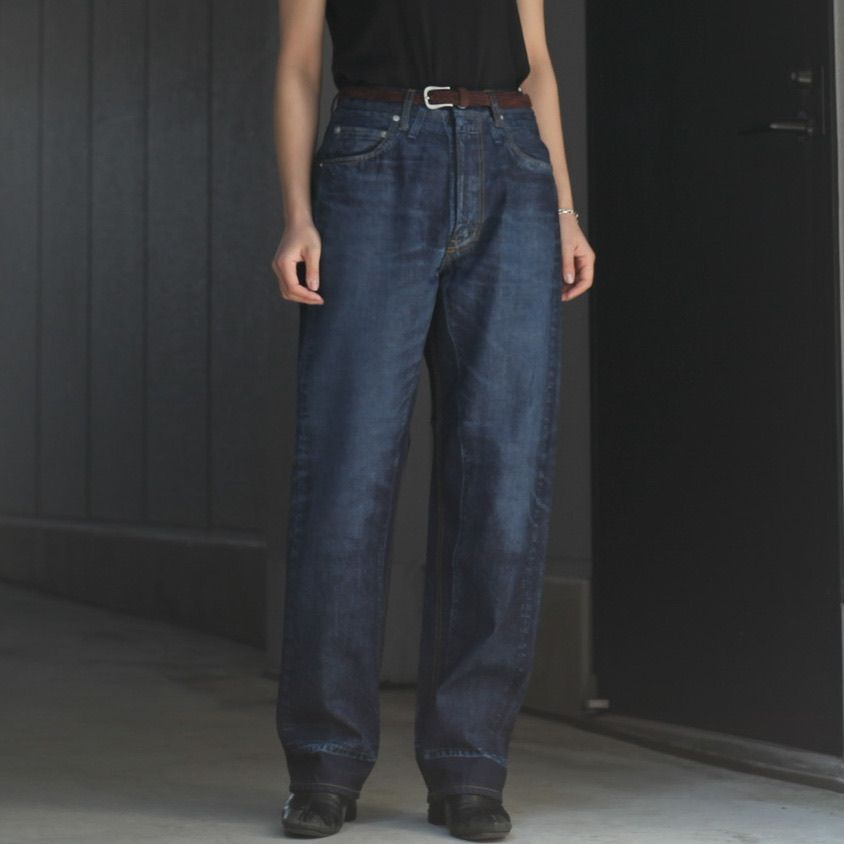 2022公式店舗 STRAIGHT 5P YOKE DENIM 3 PANTS デニム/ジーンズ