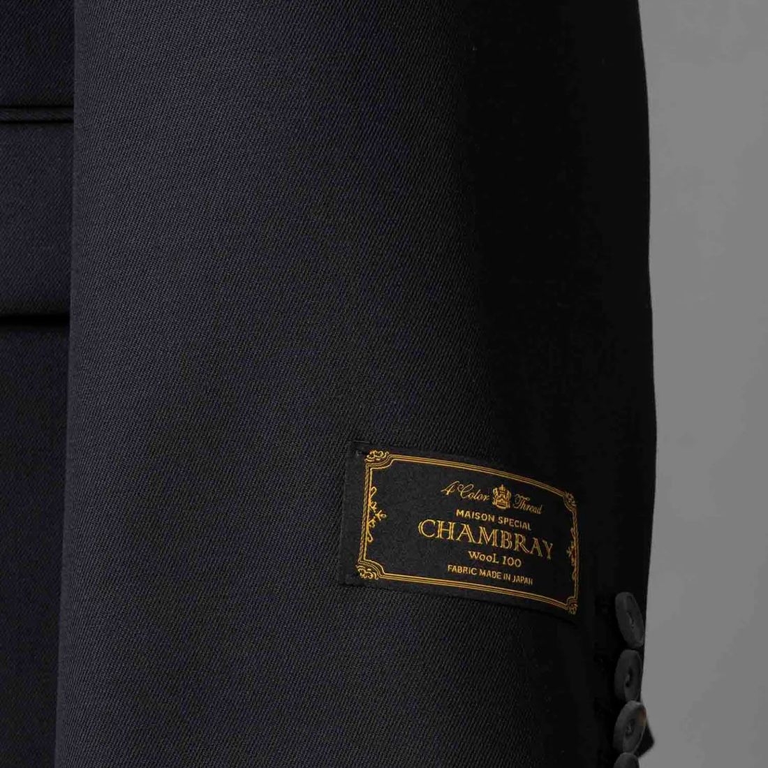 【残り一点】4colors Chambray Wool Jacket