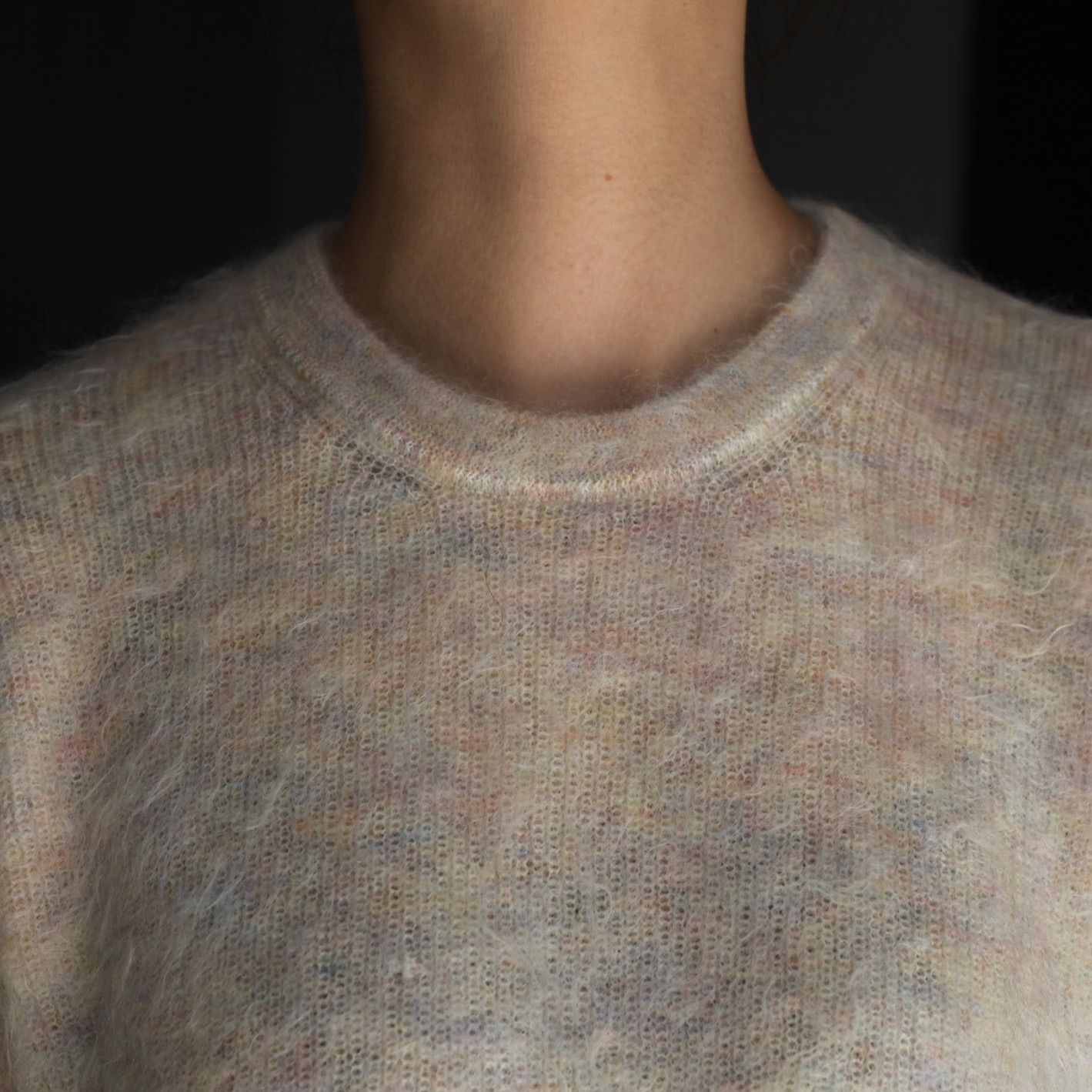 【残りわずか】Kid Mohair Knit Crew Neck LS