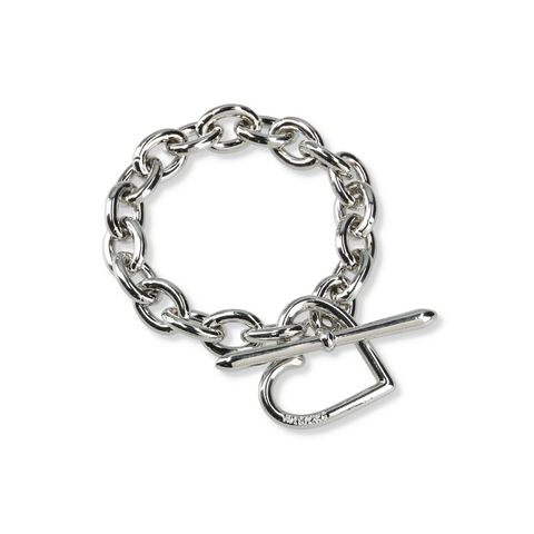 【残りわずか】Heart Bracelet_Medium Link(SILVER)