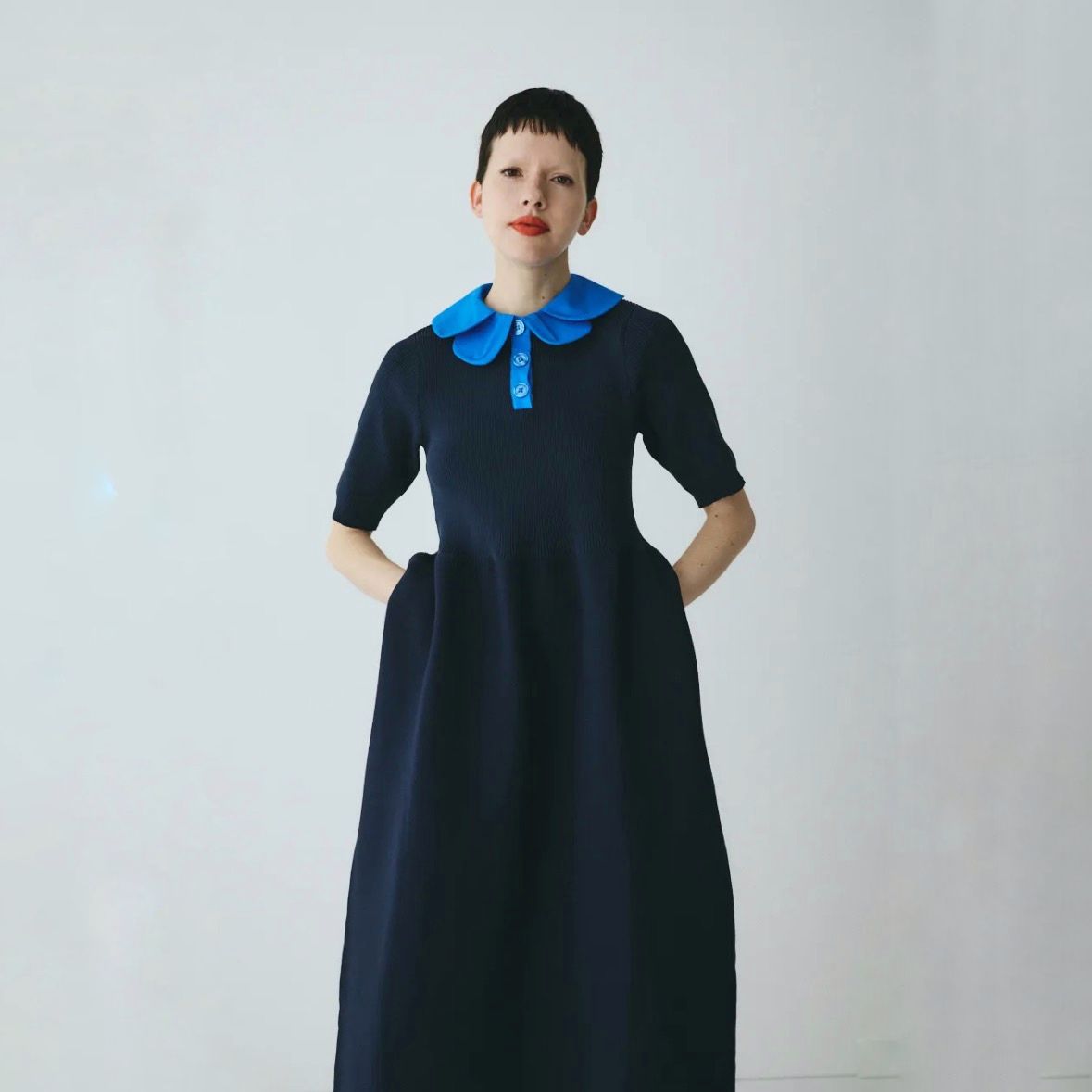 【残り一点】Knit Balloon Dress