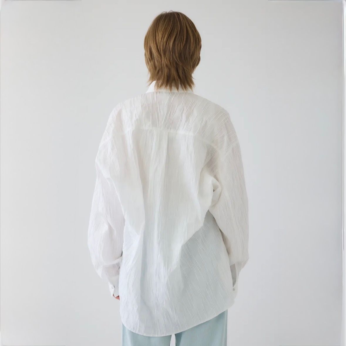 【残り一点】Tuck Pleats Back Volume SH