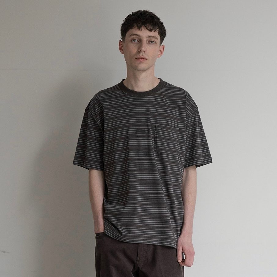 【残り一点】Ordinary Multi Stripe Pocket Tee