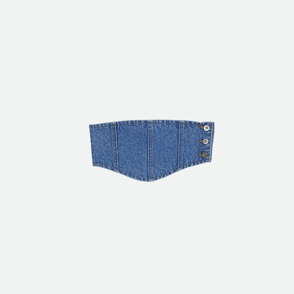 【残り一点】Corset with Wide Denim Pants
