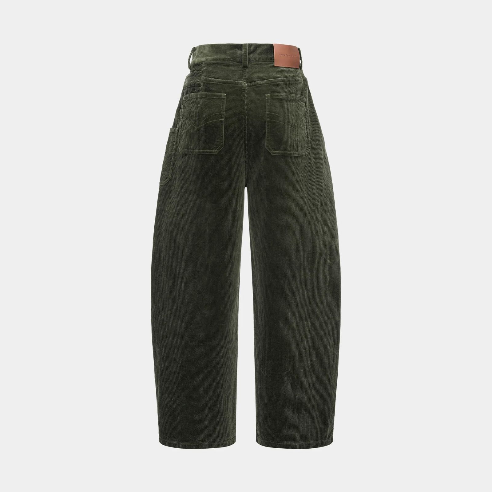 【残り一点】Green Washed Corduroy Deconstructed Pants